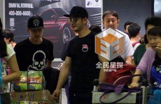 黄晓明机场偶遇明星小说,一场意外的明星邂逅